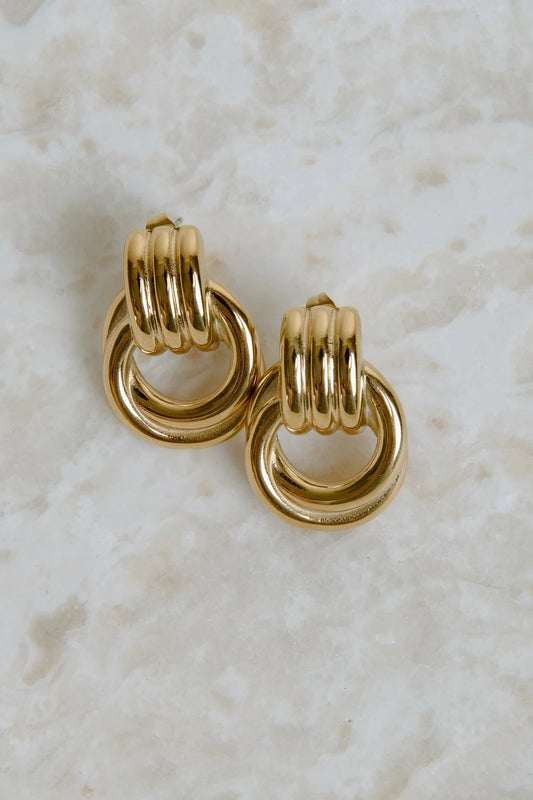 Pamela Earrings - Gold