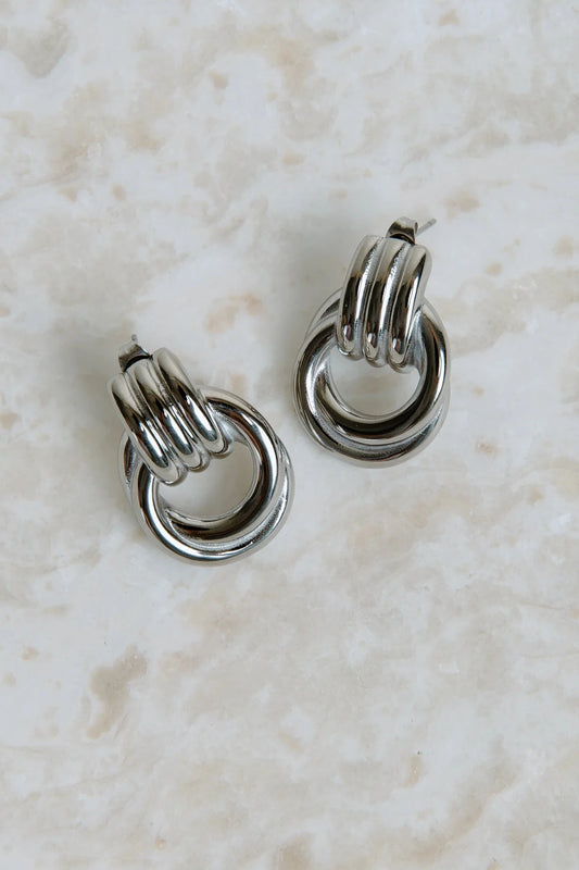 Pamela Earrings - Silver