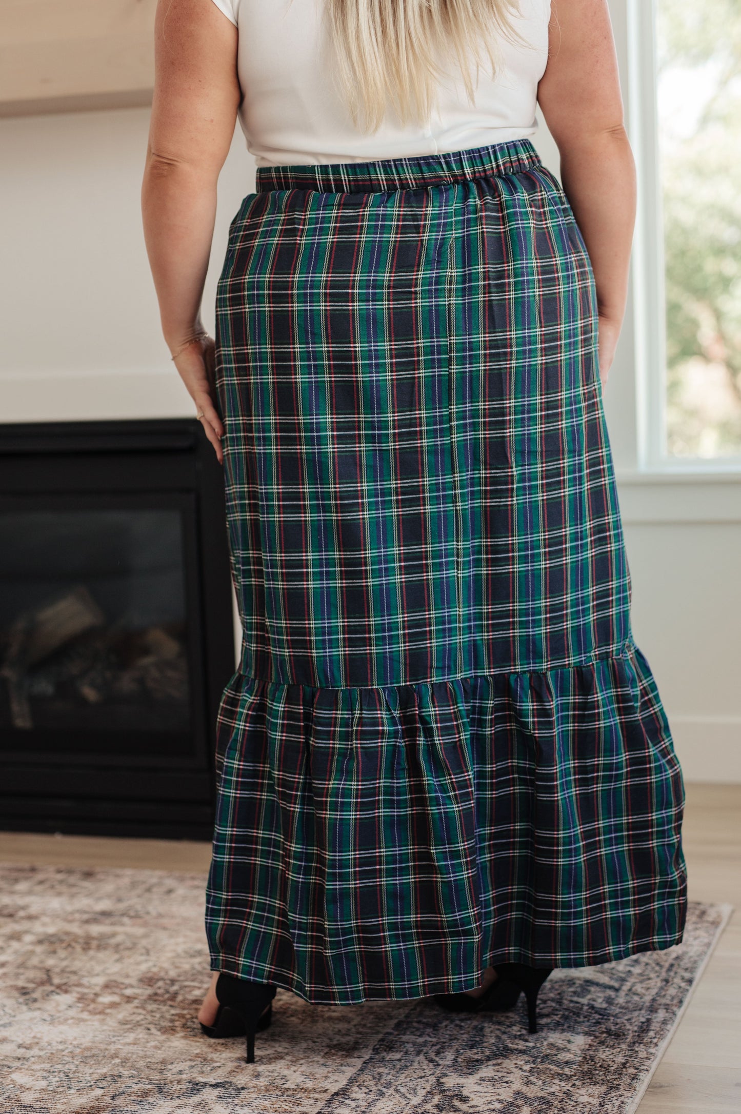 Plaid Perfection Maxi Skirt (Online Exclusive)