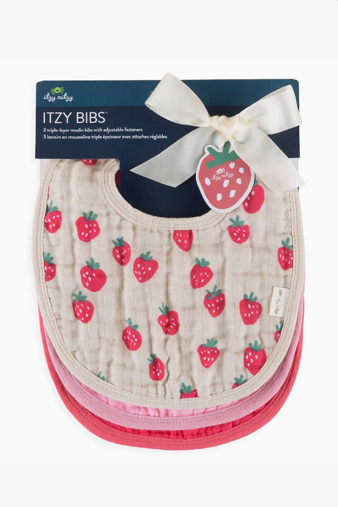 Itzy Ritzy Bibs - Strawberries