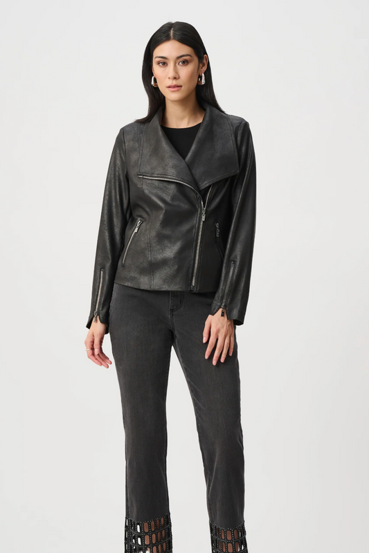 Black Jacket With Zippers 