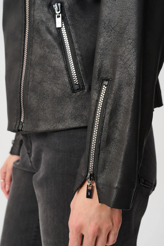Black Jacket With Zippers 