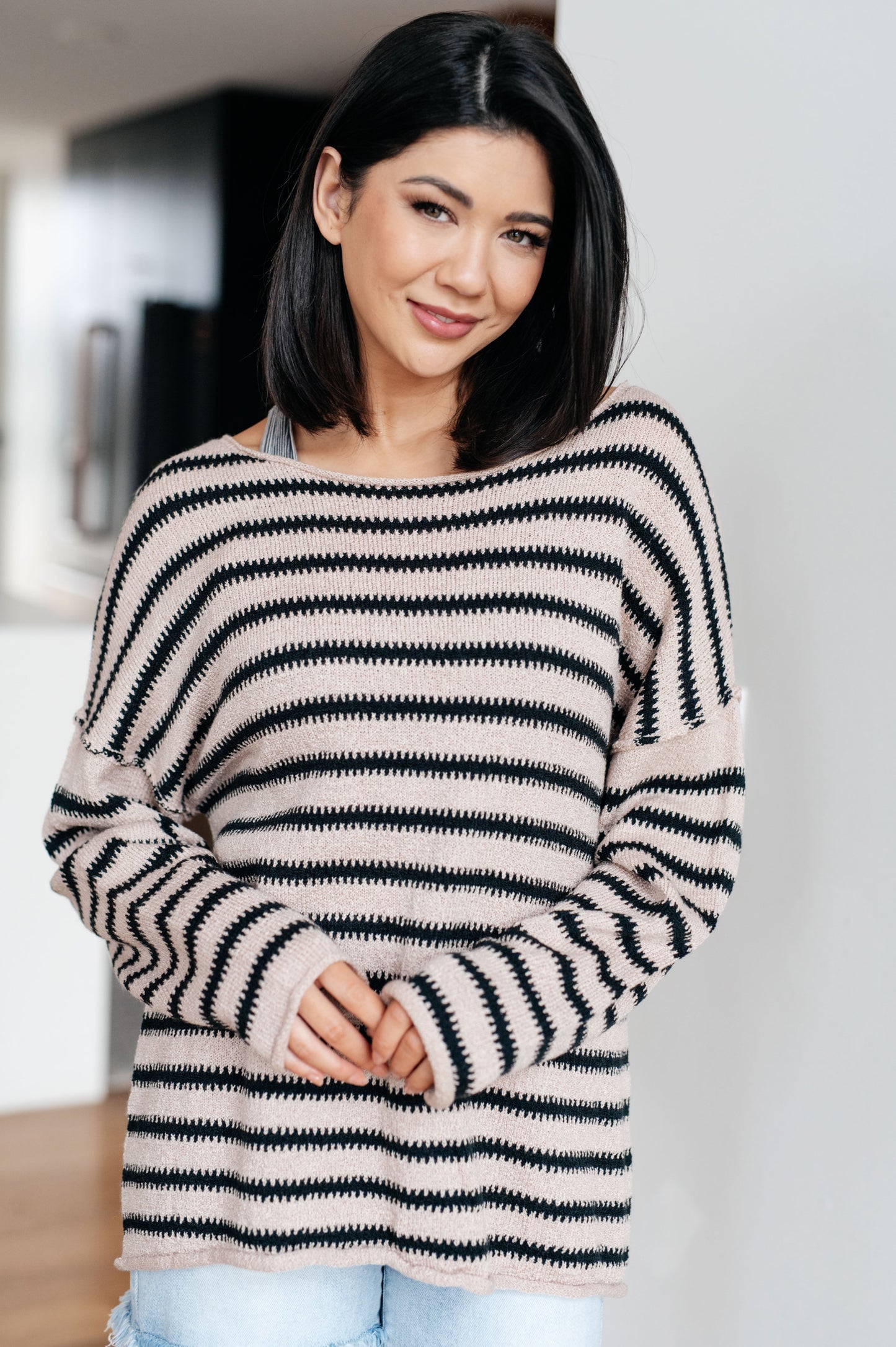 Self Assured Striped Sweater (Online Exclusive)