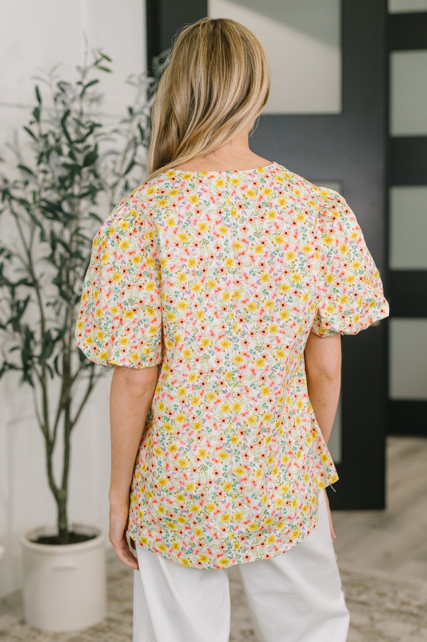 Seven Days a Week Balloon Sleeve Blouse (Online Exclusive)