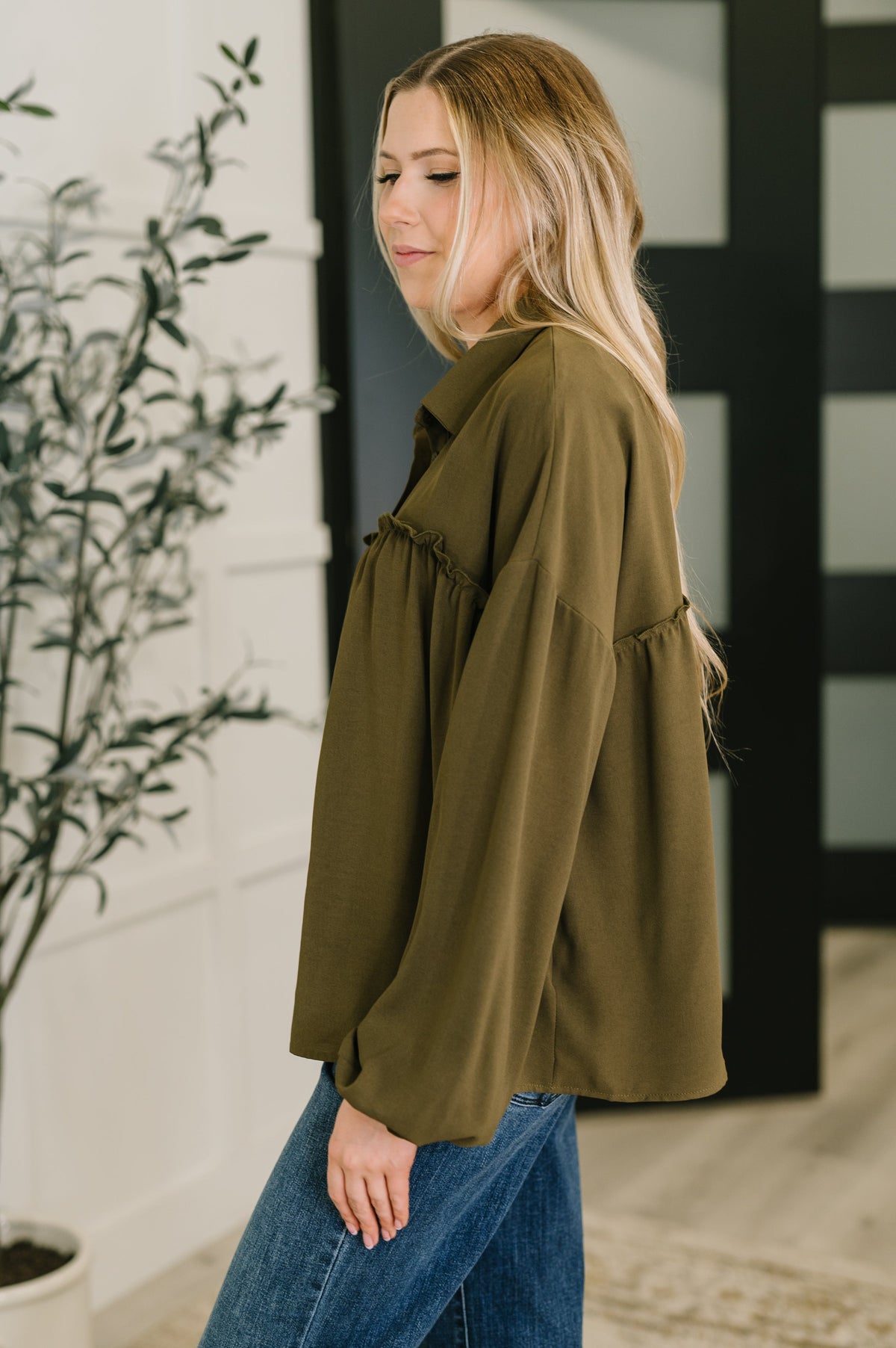She's Got A Way Button Down Blouse (Online Exclusive)