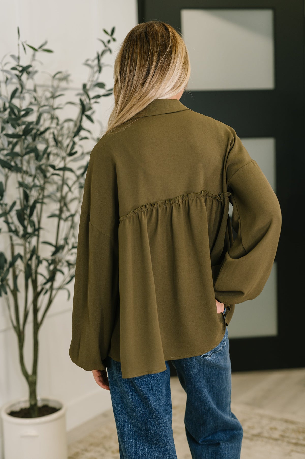 She's Got A Way Button Down Blouse (Online Exclusive)