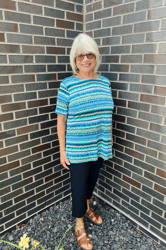 Athena Top - Blue Jade