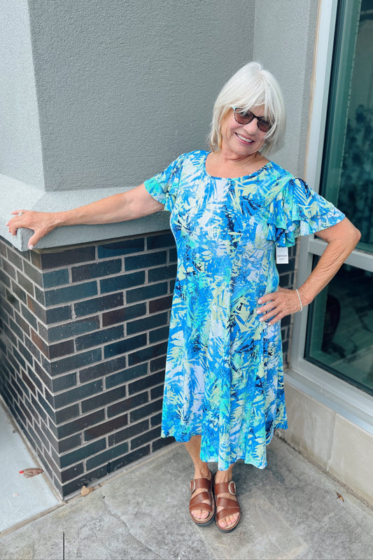 Piper Palm Dress