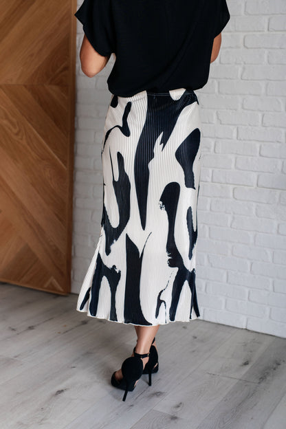 Thoroughly Modern Plisse Midi Skirt (Online Exclusive)