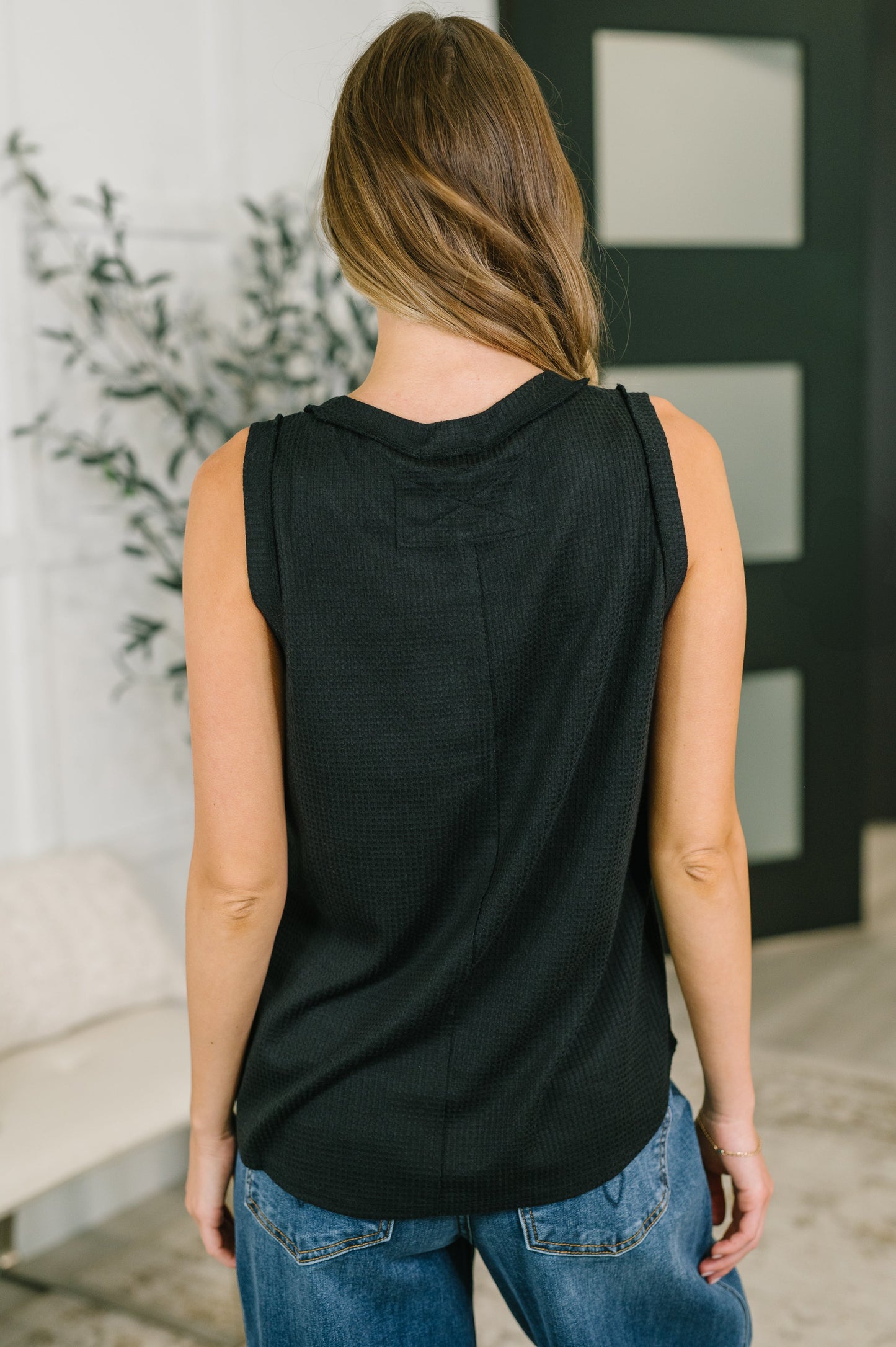 Thread Theory Round Neck Tank in Black (Online Exclusive)