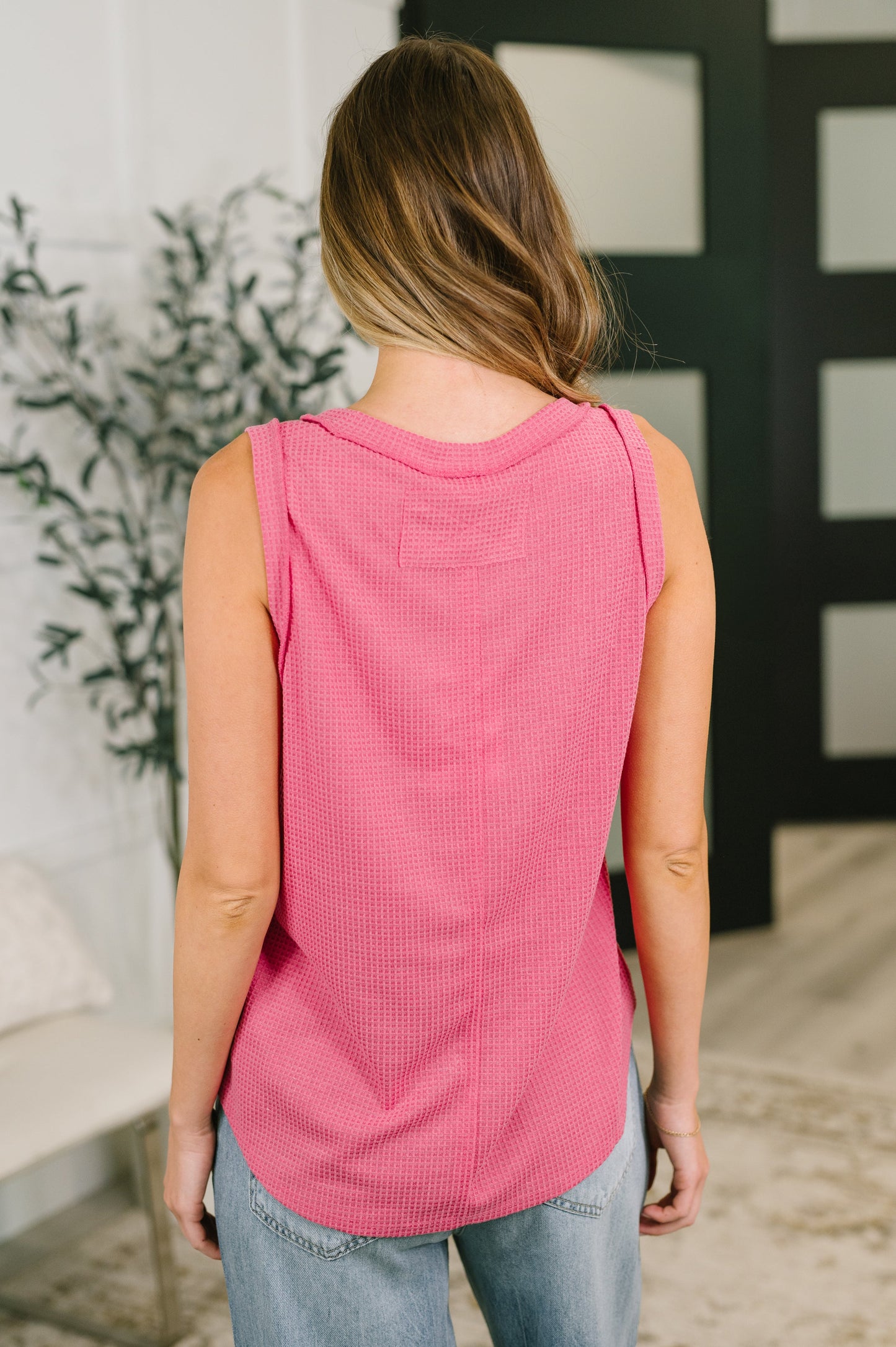 Thread Theory Round Neck Tank in Pink (Online Exclusive)