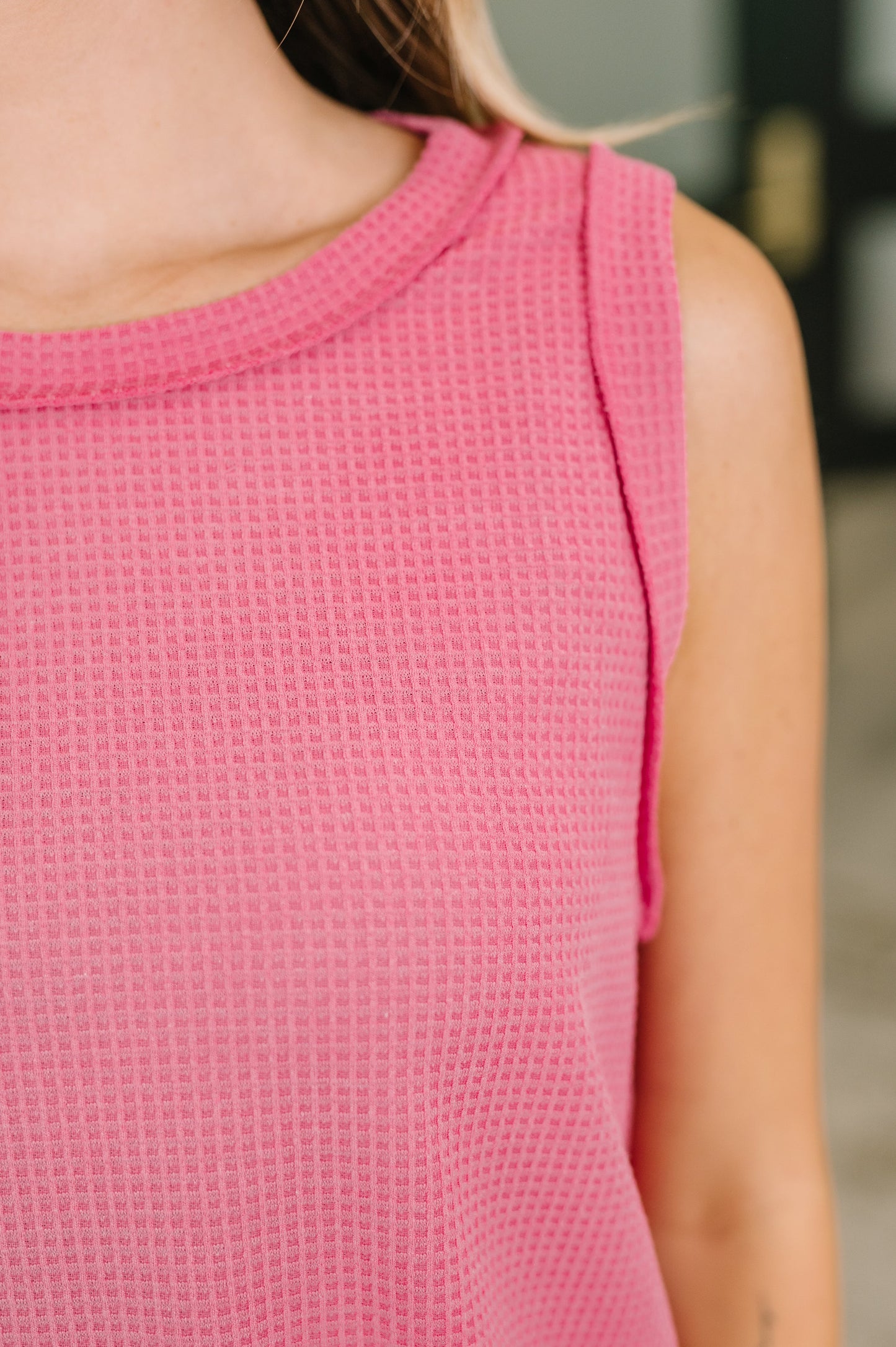Thread Theory Round Neck Tank in Pink (Online Exclusive)