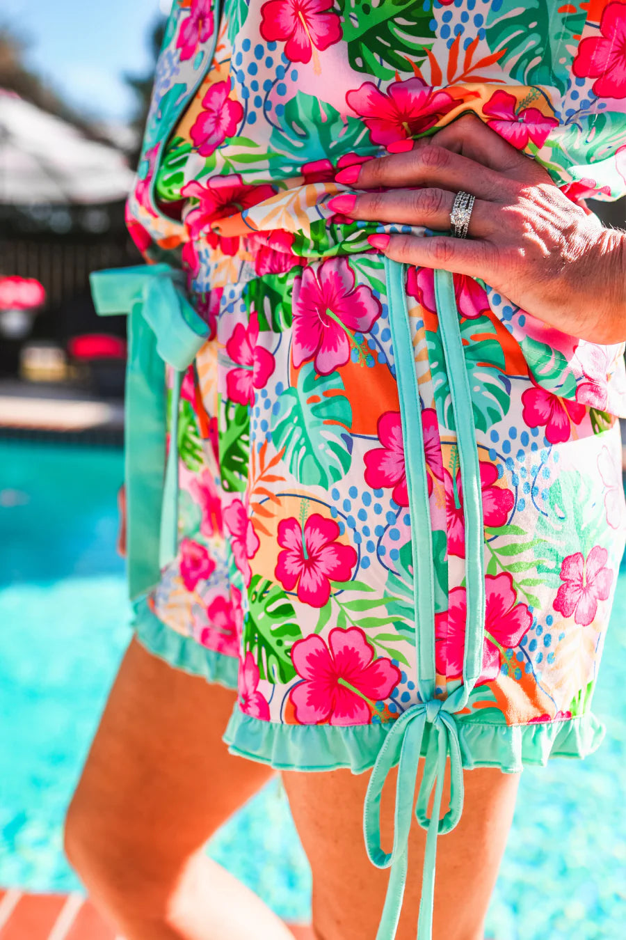 Time To Tango Tie Pajama Set
