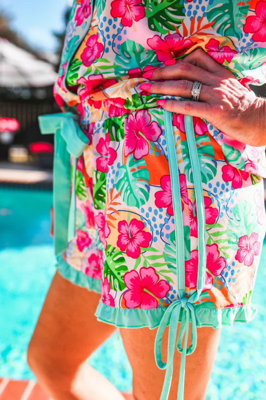 Time To Tango Tie Pajama Set
