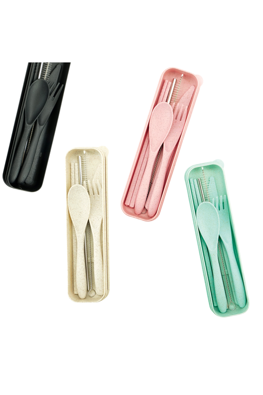 On-The-Go Straw Utensil Set