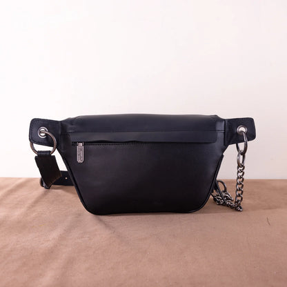 Wrangler Genuine Leather Belt Bag - Black