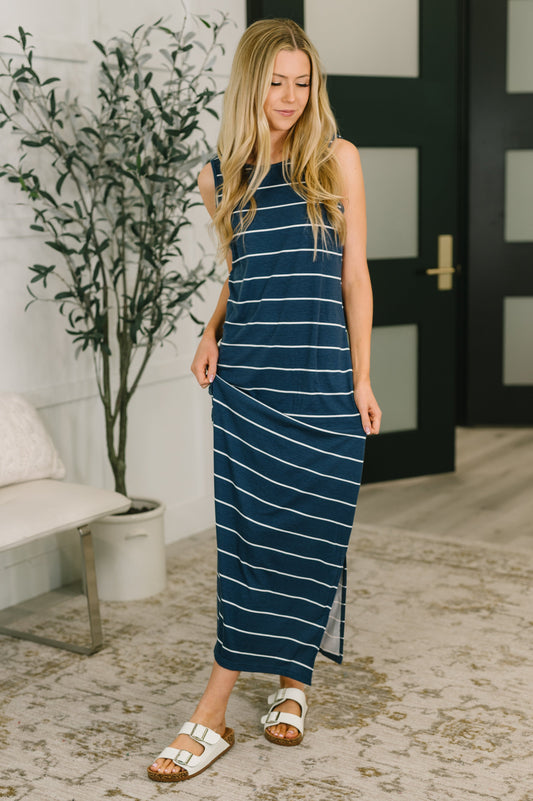 What a View Striped Sleeveless Maxi (Online Exclusive)