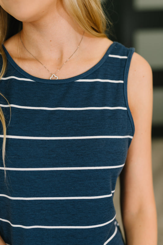 What a View Striped Sleeveless Maxi (Online Exclusive)