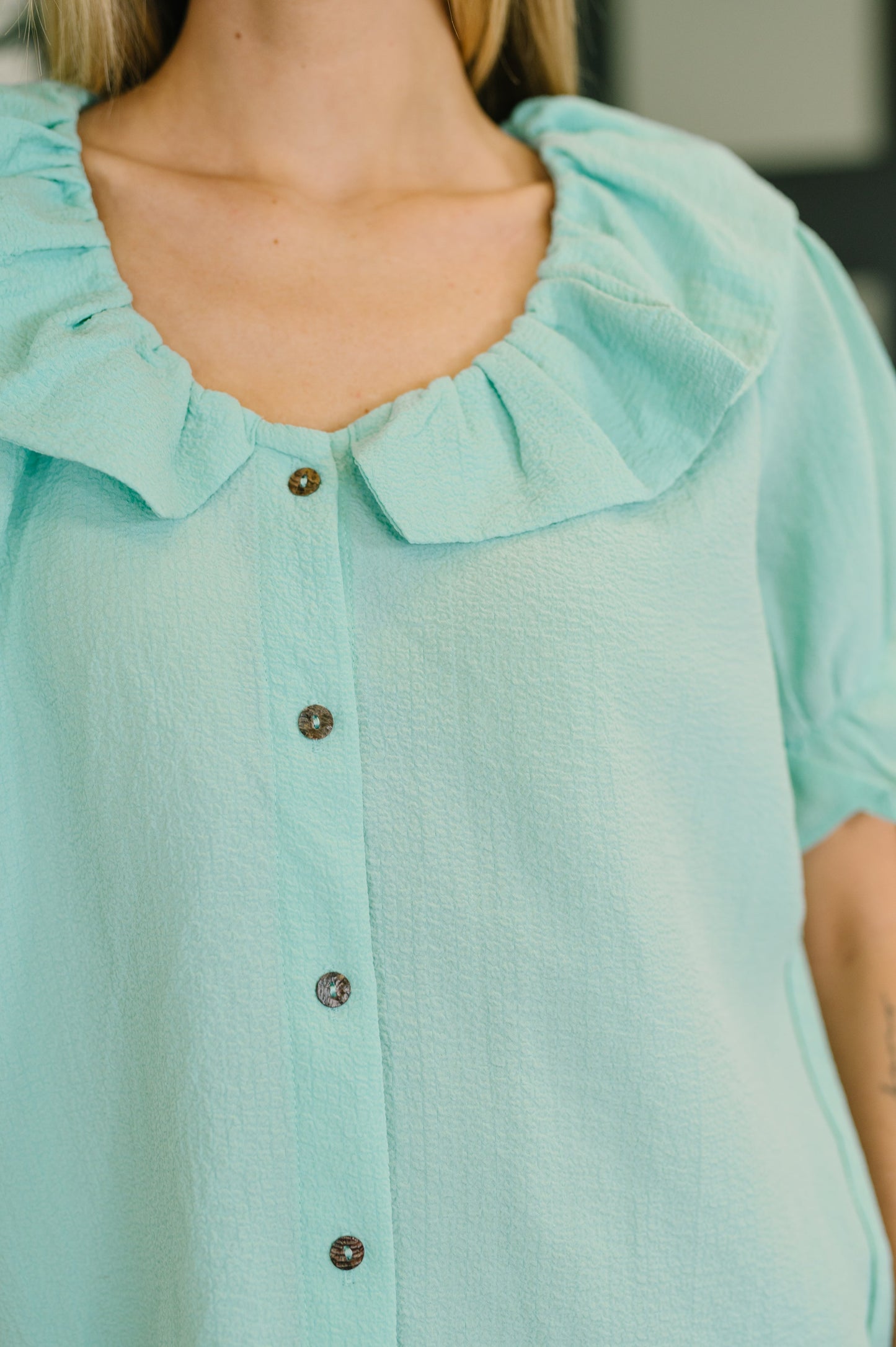 Wherever the Wind Blows Balloon Sleeve Blouse (Online Exclusive)