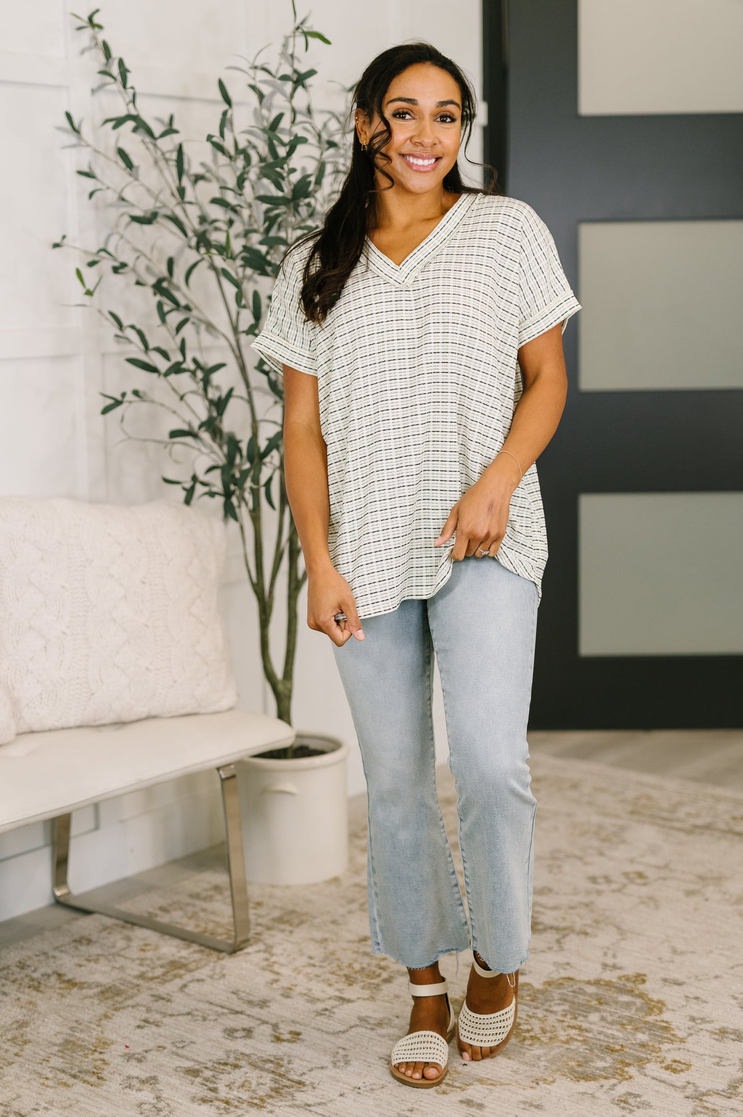 You Just Get It V-Neck Top (Online Exclusive)