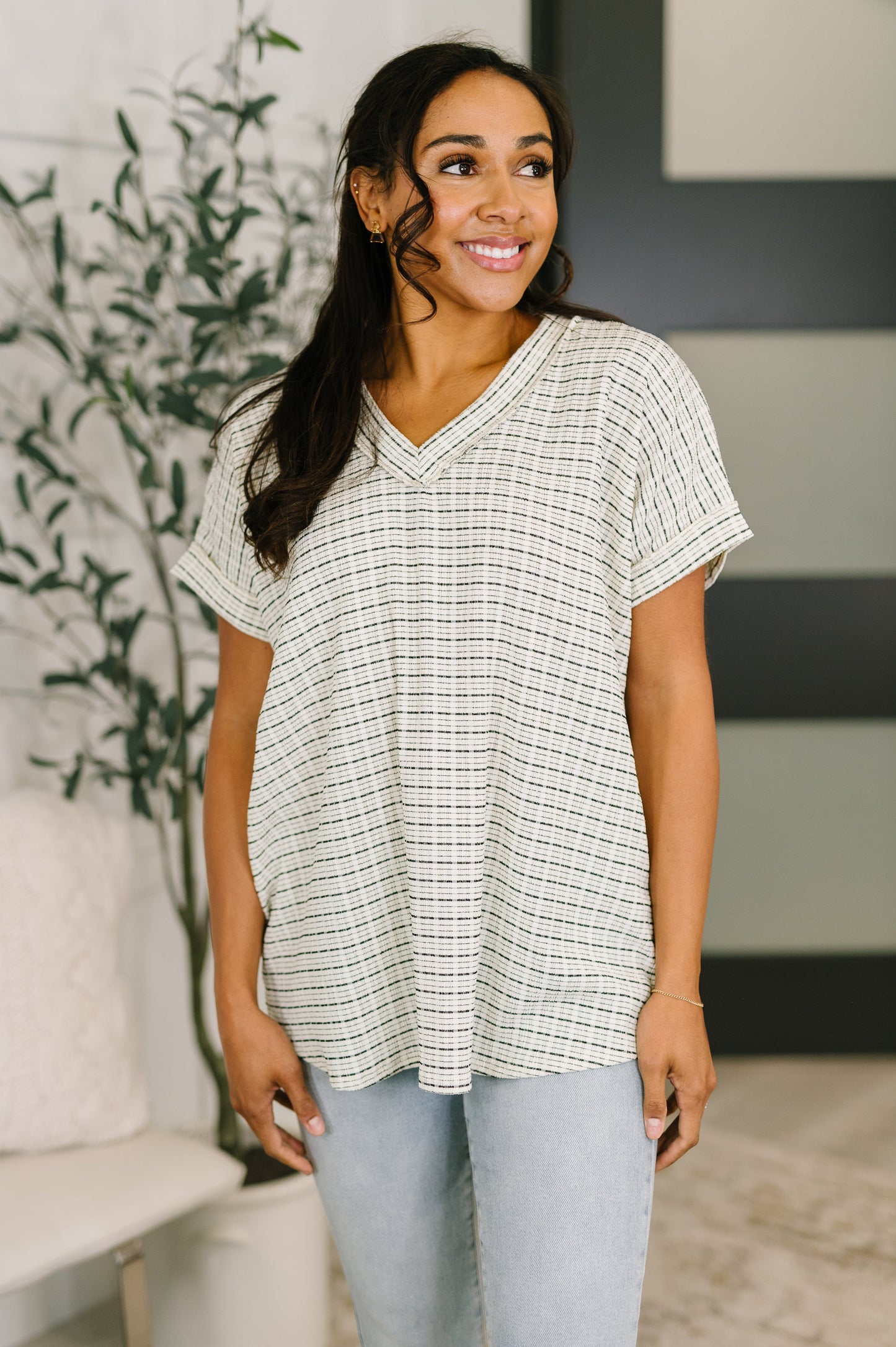 You Just Get It V-Neck Top (Online Exclusive)