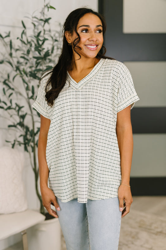 You Just Get It V-Neck Top (Online Exclusive)