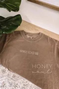 Embroidered Spirit Lead Me Tee