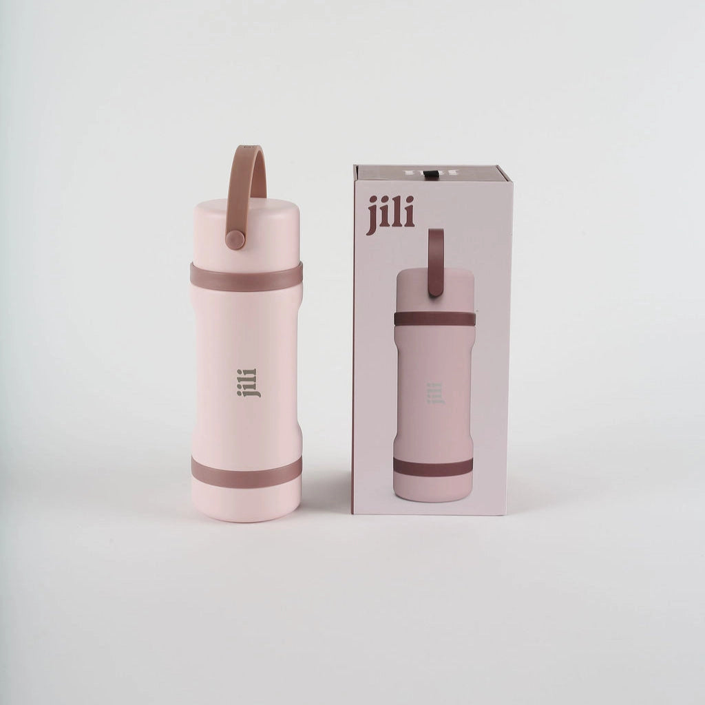 All-in-One Jili Baby Bottle - Pink Rose