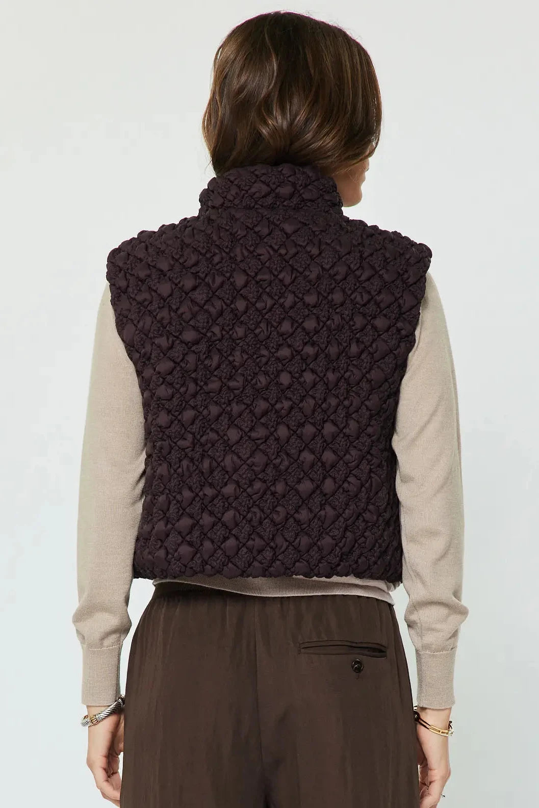 Diamond Quilted Puffer Vest