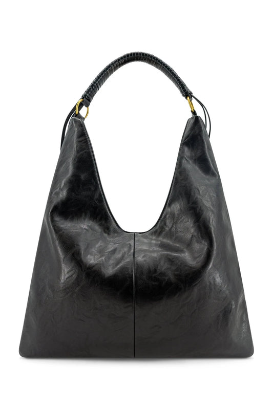 Soho Slouchy Fall Tote Bag- Black