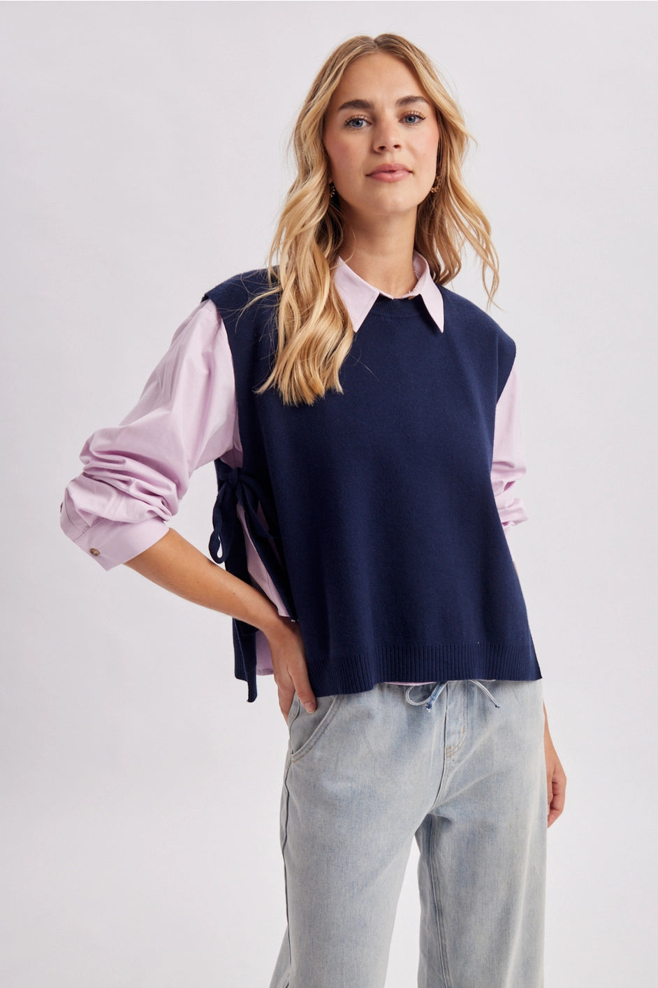 Open Side Sweater Vest