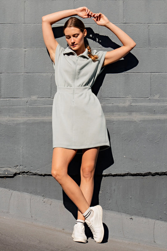 Modal Poly Span Mini Dress