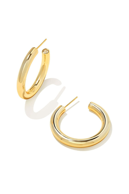 Kendra Scott Colette Hoop Earrings - Gold