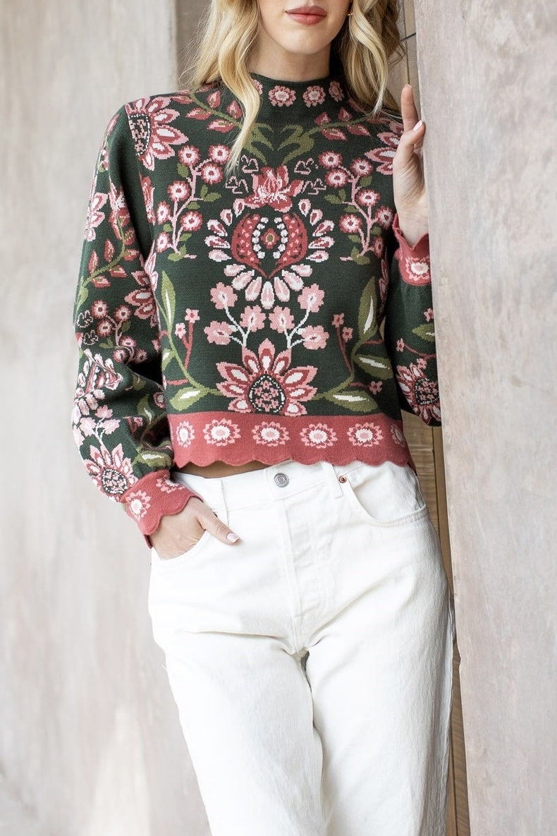 sweater on model