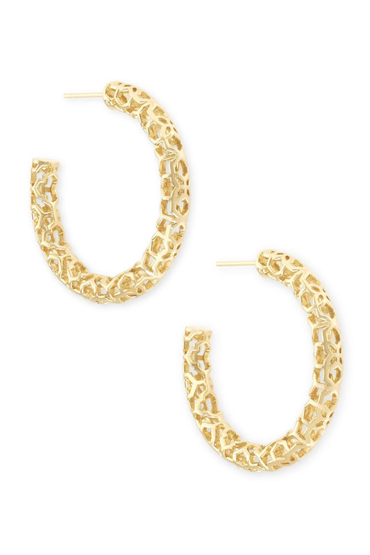 Kendra Scott Maggie 1.5' Hoop Earrings