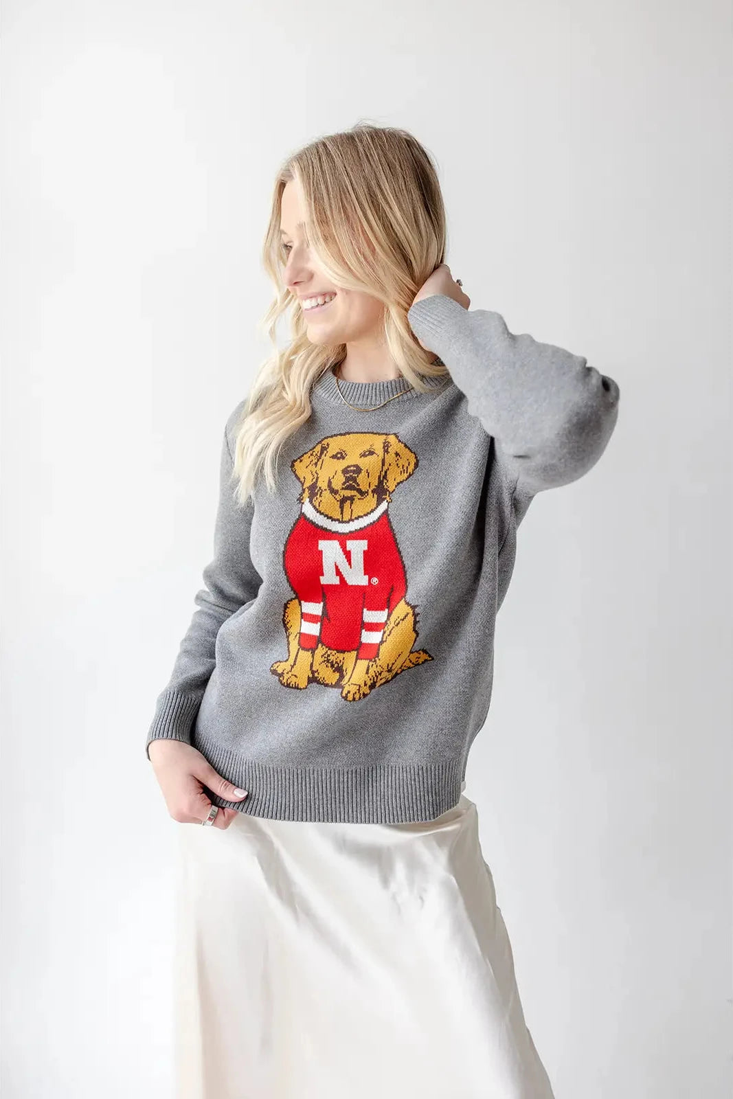Nebraska Lucky Dog Sweater