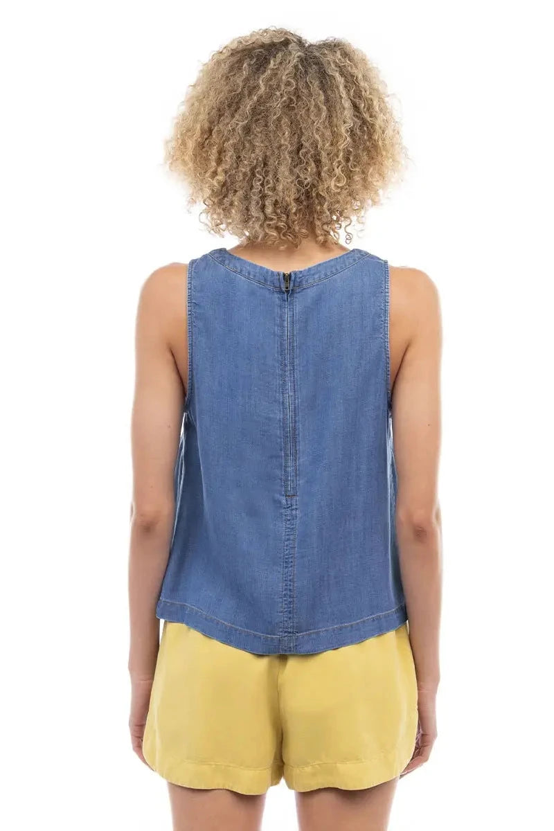 Norah Zipper Back Tank