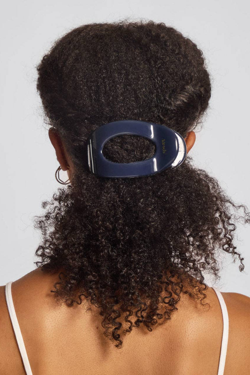 Recycled Plastic Large Flat Cloud Clip - Blue Orchid