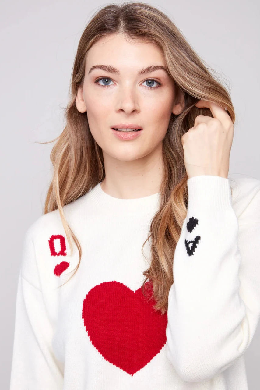 Charlie B Card Queen Sweater