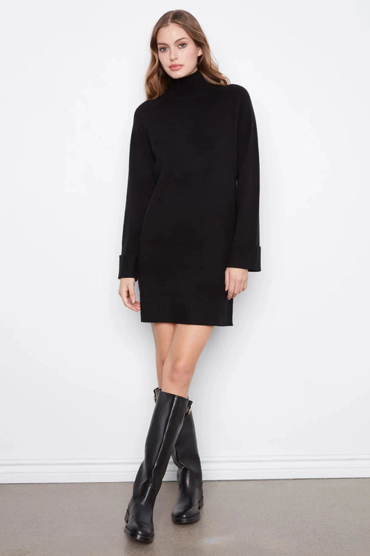 Charlie B Mock Neck Sweater Dress