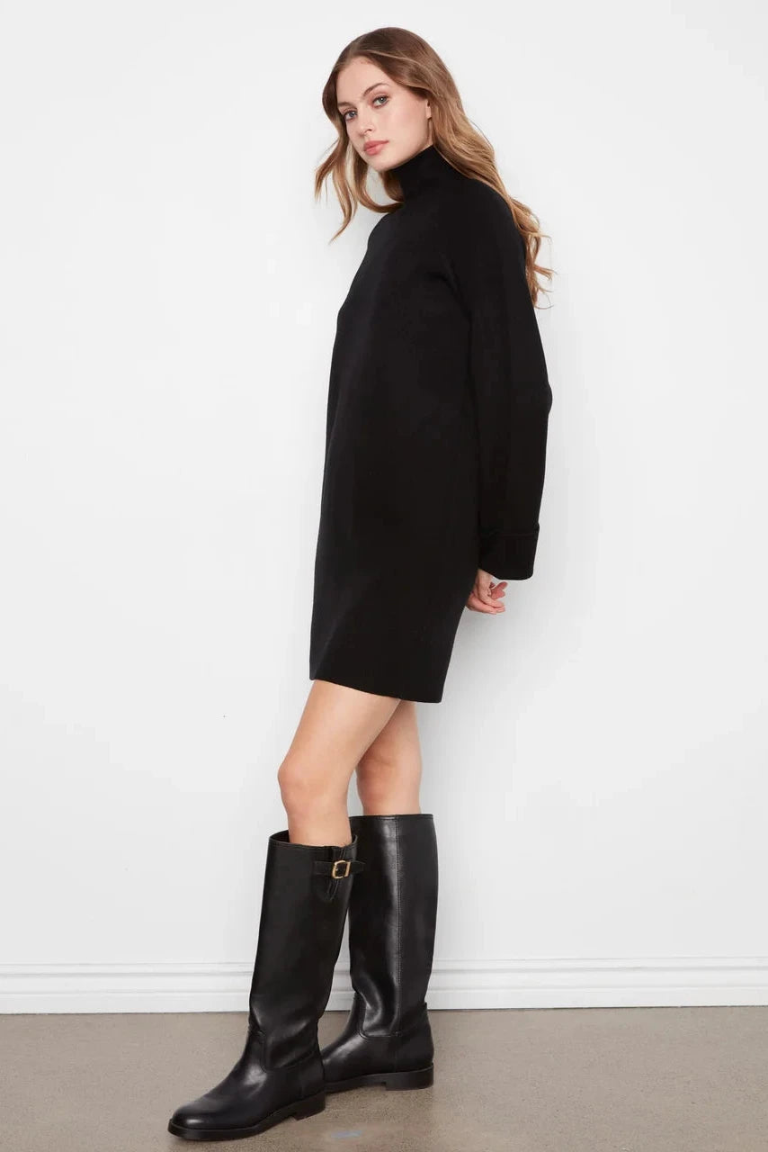 Charlie B Mock Neck Sweater Dress