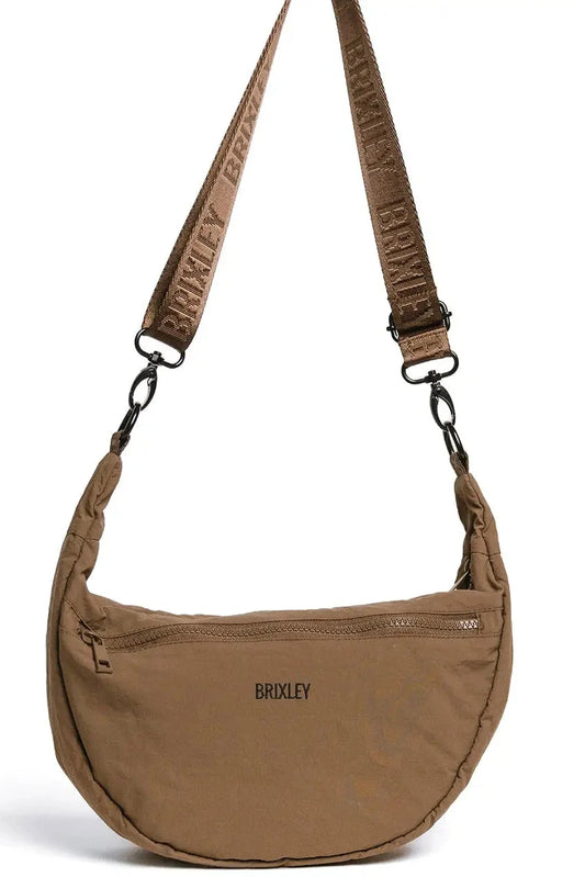 Brixley Mocha Crescent Bag