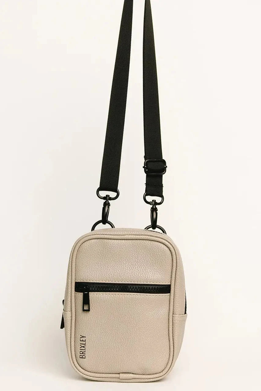 Brixley Leather Stone Crossbody Sling