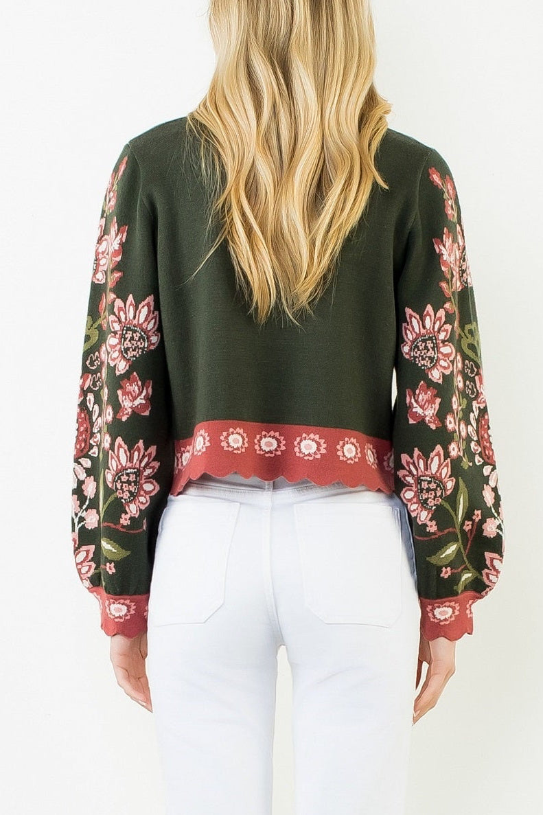 sweater on model