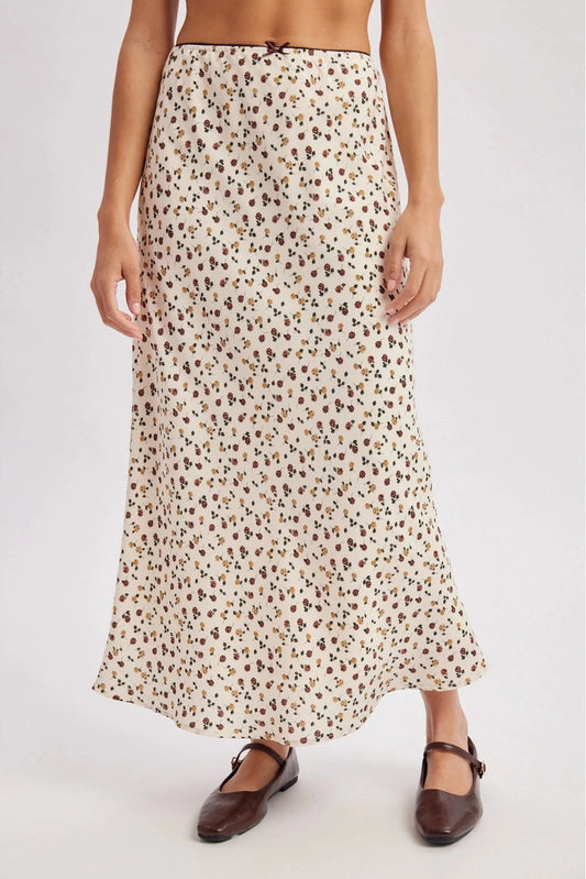 Ditsy Floral Print Skirt