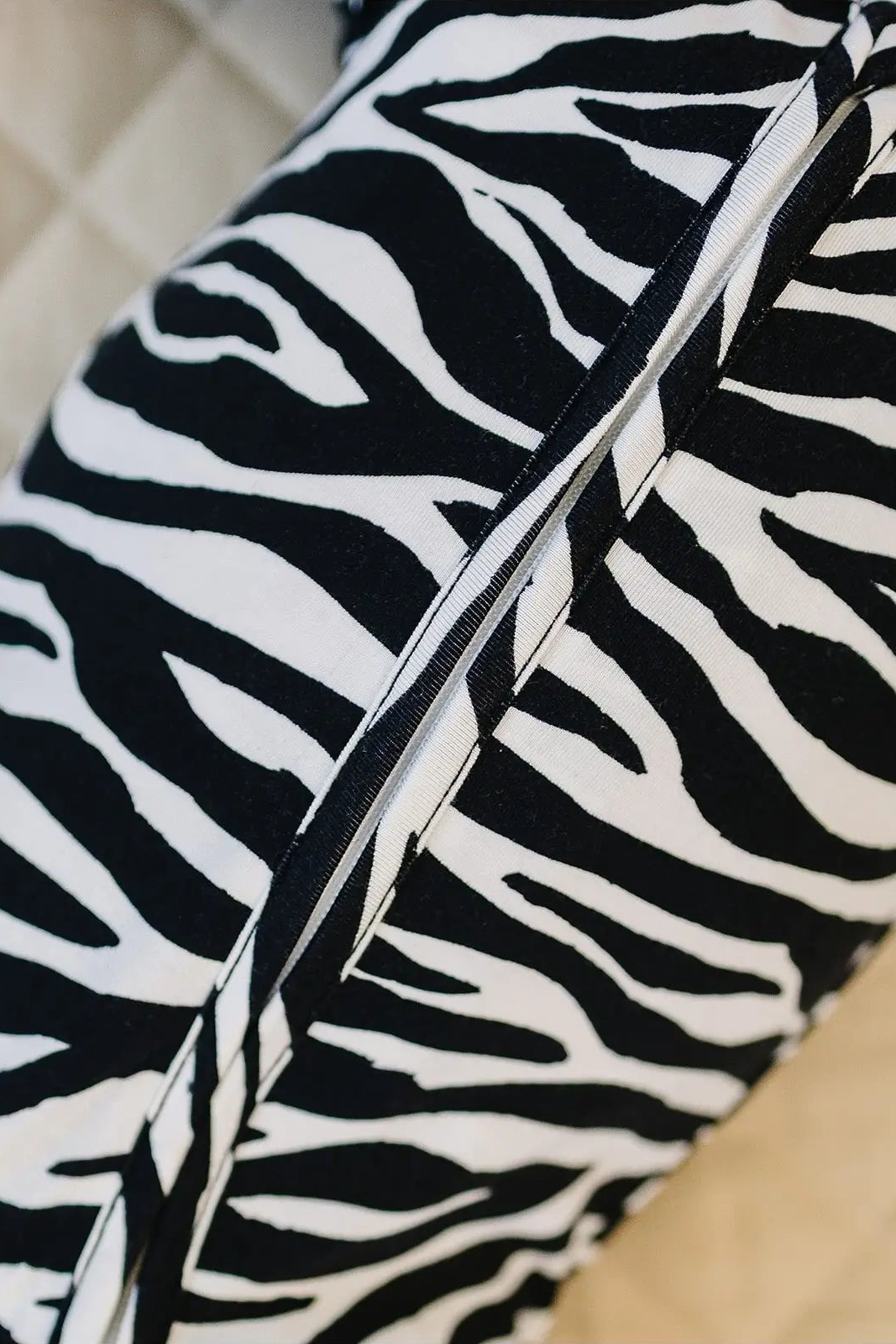 Zebra Bamboo Onesie