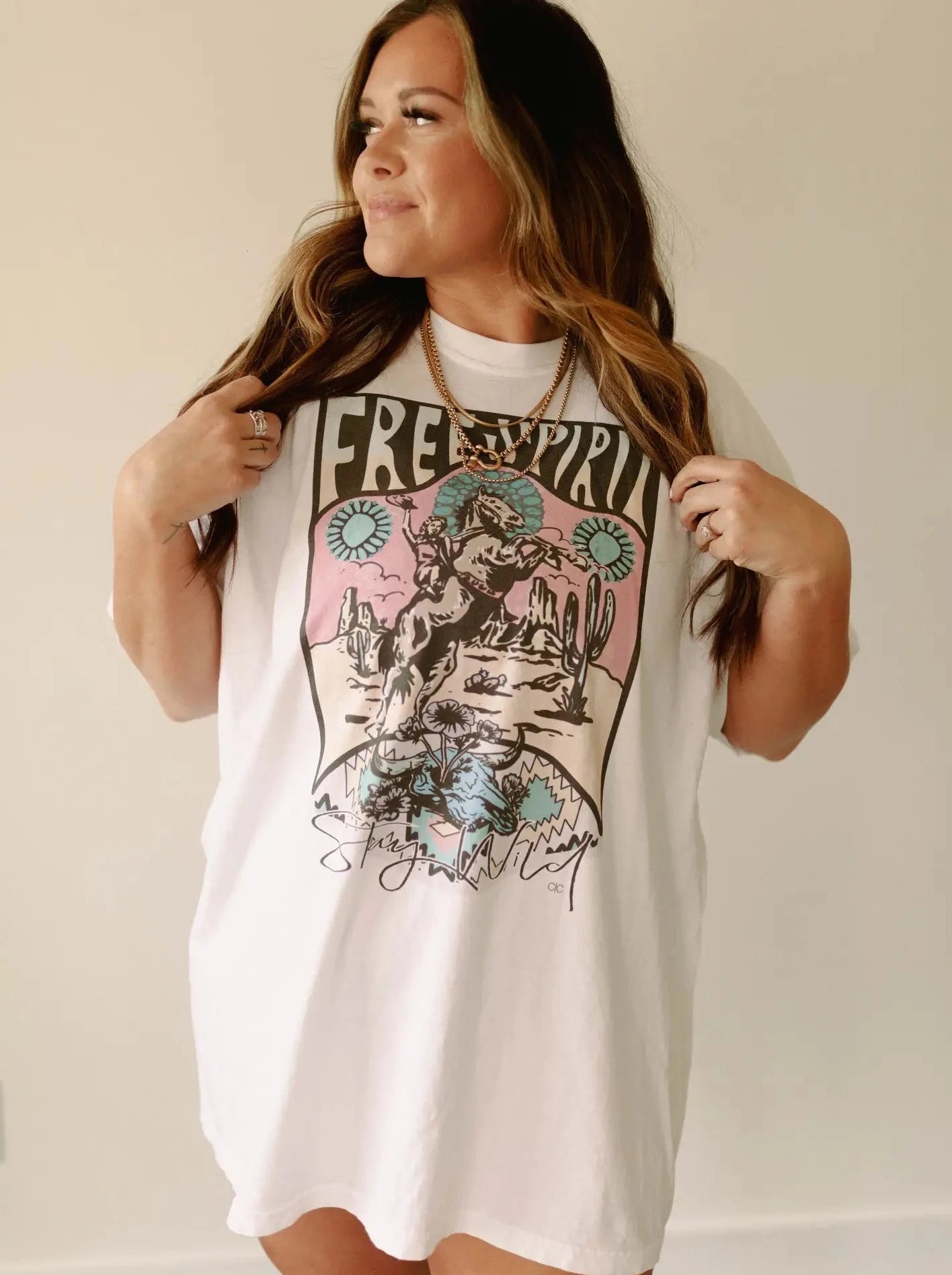 Free Spirit, Stay Wild Graphic Tee