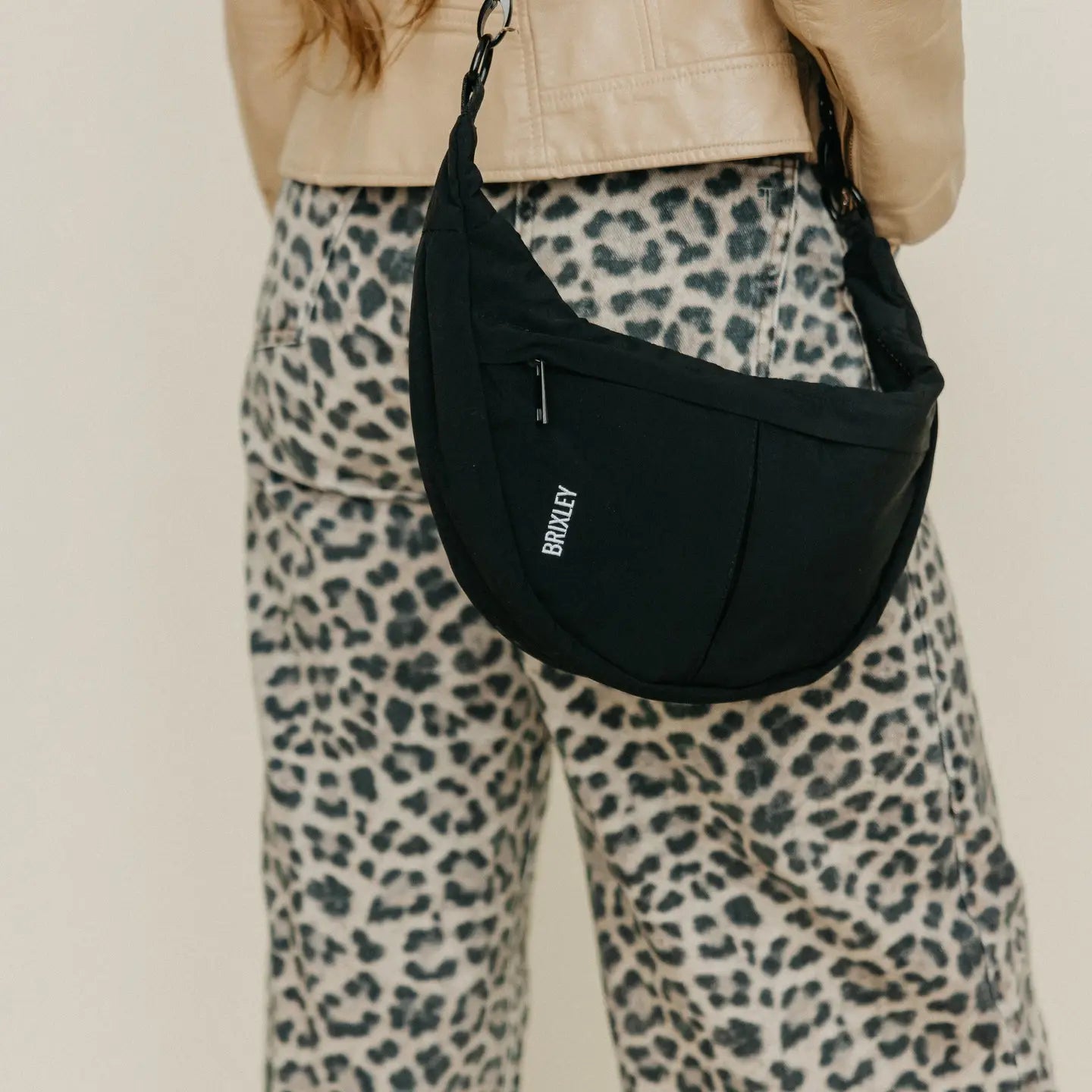 Brixley Onyx Crescent Bag