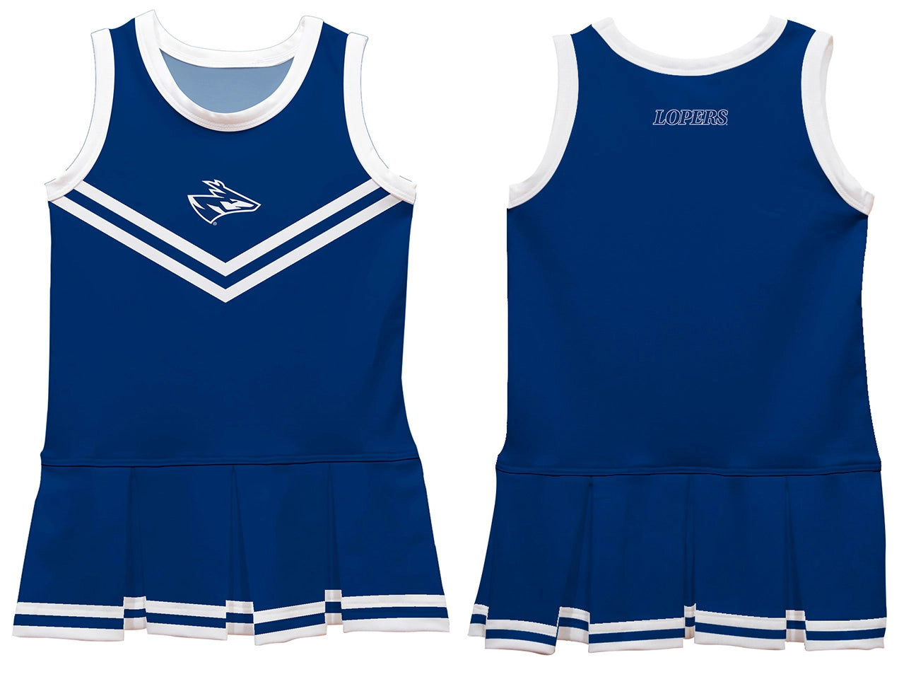 Nebraska - Kearney Lopers Blue Sleeveless Cheerleader Dress