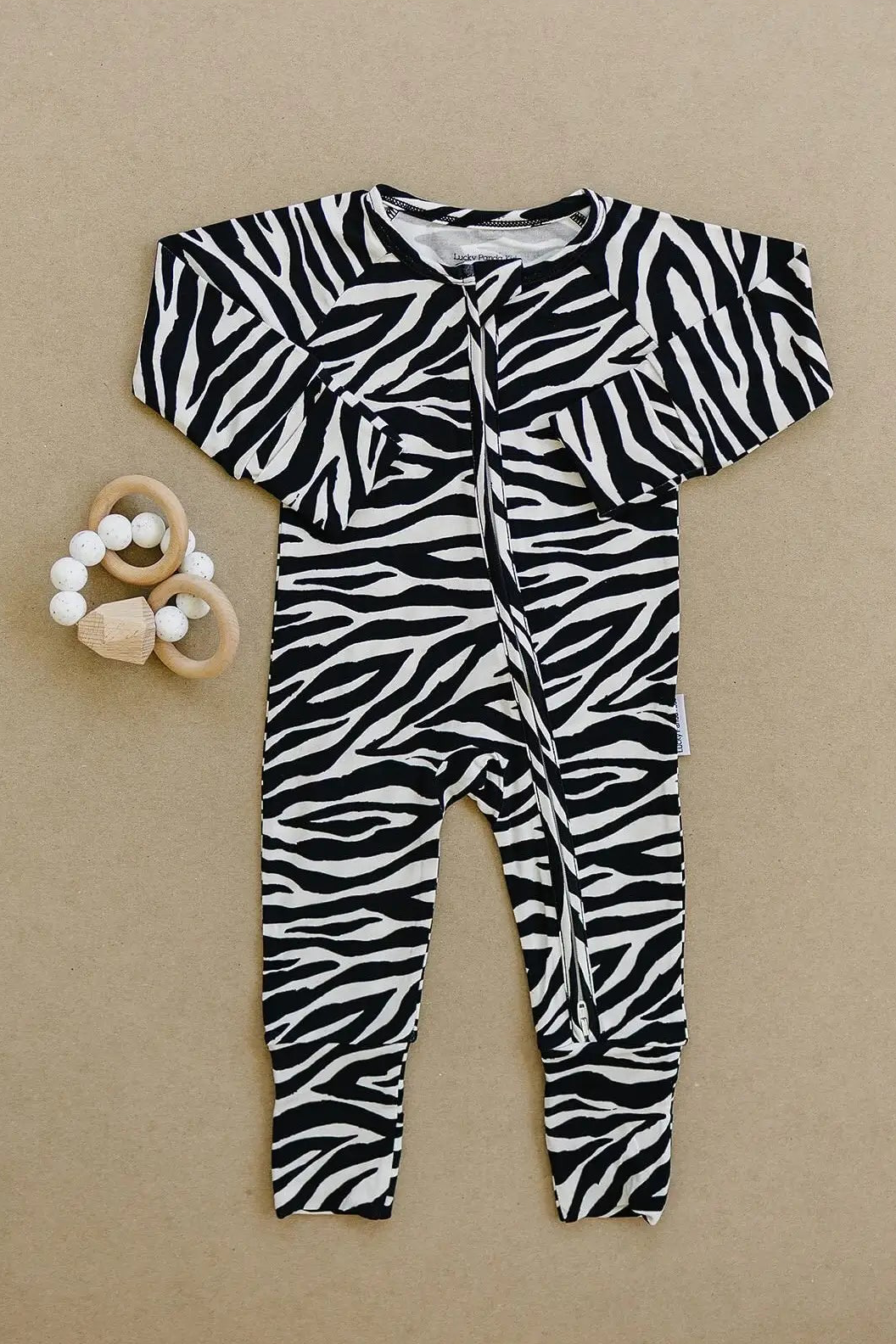 Zebra Bamboo Onesie